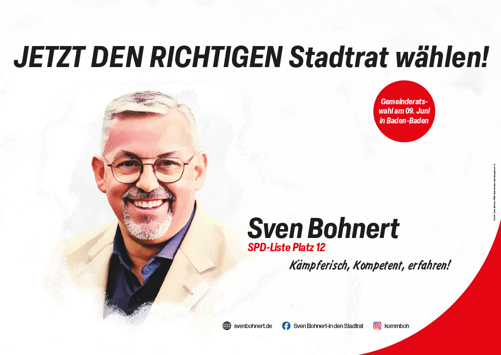 Sven Bohnert - Wahl zum Stadtrat