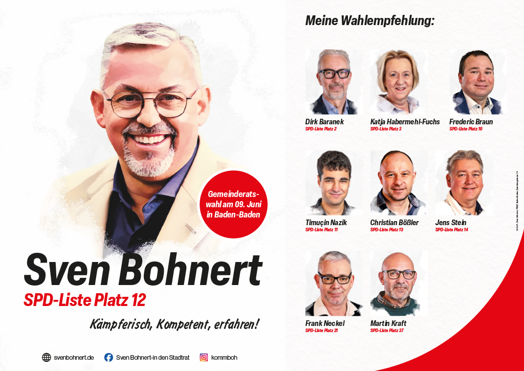 Sven Bohnert - Wahl zum Stadtrat